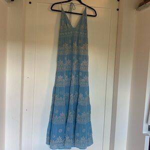 Alice and Olivia Blue Maxi Dress